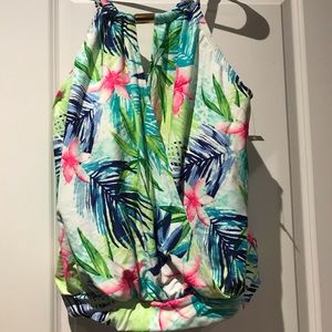 Cacique Island Tropics Keyhole Tankini 36DDD